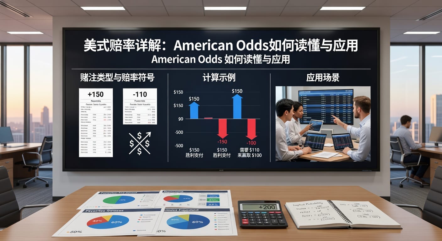 美式赔率 american odds 体育数据分析